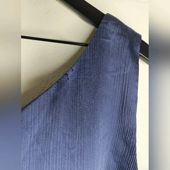 SACHIN & BABI  Chlesea One- Shoulder Gown in Deep Cobalt , Missing Bow - Picture 6 of 7